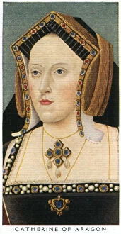 Queen Katharine Of Aragon Gallery: Players Cigarette Card of Catherine of Aragon, first wife of Henry VIII