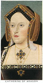 Katharine Of Aragon Collection: Players Cigarette Card of Catherine of Aragon, first wife of Henry VIII