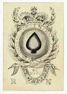 Playing Card Prints: Playing Card: Ace of Spades, n.d. Creator: Unknown