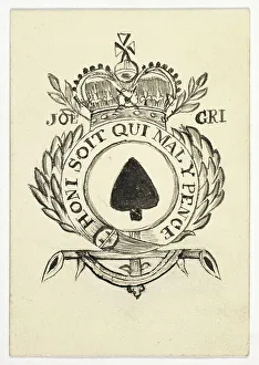 Playing Card Prints: Playing Card-Ace of Spades, n.d. Creator: Unknown