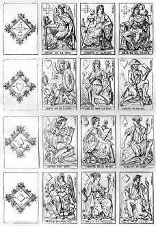 Images Dated 21st September 2009: Playing cards of the French Republic, 1790 (1882-1884)