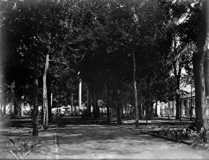 Plaza Prints: Plaza, Puerto Cabello, Venezuela, between 1880 and 1901. Creator: Unknown