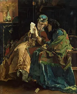 Correspondence Prints: Pleasant Letter, 1860. Creator: Alfred Stevens