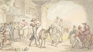 Pleasure of a Poste aux Anes, from Sentimental Travels, ca. 1821