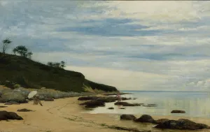 Plein Air-Painter at the Coast, 1881. Creator: Robert Thegerstrom