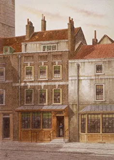Lombard Street Prints: Plough Court, Lombard Street, London, c1870. Artist: JL Stewart