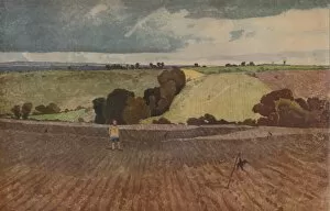 The Studio Gallery: A Ploughed Field, 1923. Artist: John Sell Cotman