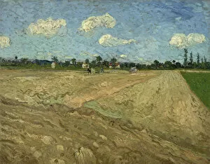 Hope Gallery: Ploughed fields (The furrows), 1888. Artist: Gogh, Vincent, van (1853-1890)