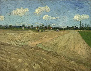 Impressionists Collection: Ploughed fields (The furrows), 1888. Artist: Gogh, Vincent, van (1853-1890)