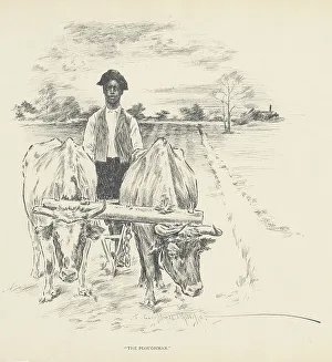 R H Russell Prints: The ploughman, 1899. Creator: Jay Campbell Phillips