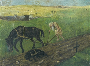Ploughman, 1933. Creator: Tomas Andraskovic