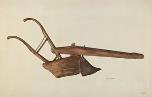 Plow Prints: Plow, c. 1938. Creator: John Thorsen