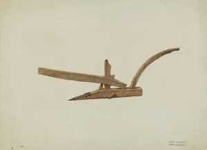 Plow Prints: Plow, c. 1940. Creator: Edith Towner