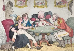 Plucking a Spoony, February 28, 1812., February 28, 1812. Creator: Thomas Rowlandson Plucking a Spoony, February 28, 1812., February 28, 1812. Creator: Thomas Rowlandson