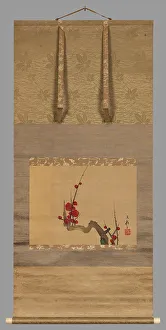 Ink On Silk Prints: Plum blossom, c.1801. Creator: Sakai Hoitsu