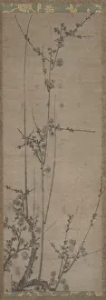 Nanbokuchō Period Prints: Plum Blossoms, 1336-92. Creator: Unknown