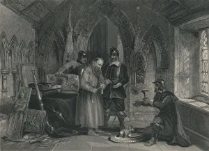 Roundhead Prints: Plunder of Monasteries, 19th century. Creator: Unknown