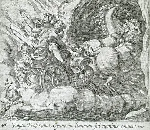 Proserpina Prints: Pluto Carrying Proserpina Past the Nymph Cyane