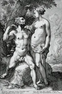 Proserpina Prints: Pluto and Proserpina, between circa 1593 and circa 1594. Creator: Jan Saenredam