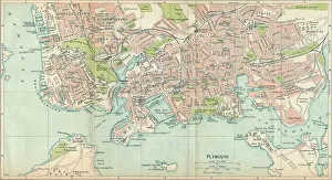 Plymouth Prints: Plymouth, c20th Century. Artist: John Bartholomew