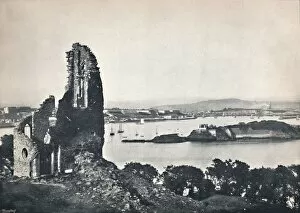 Plymouth - Drakes Island, from Mount Edgcumbe, 1895