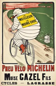 Race Track Prints: Pneu Velo Michelin, 1913. Creator: O Galop, (Marius Rossillon) (1867-1946)