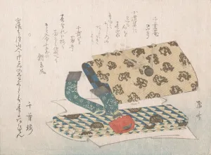 Ryuryukyo Shinsai Prints: Pocketbook with Its Fittings, 19th century. 19th century. Creator: Shinsai