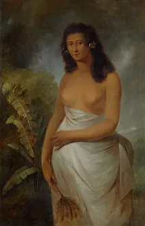Cook Captain James Prints: Poedua [Poetua], daughter of Oreo
