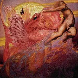 Poema del Atlantico. La tarde. (Poem of the AtlanticAfternoon), 1917-1918. Creator: Nestor, (Nestor Martin-Fernandez de la Torre) (1887-1938)