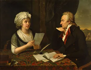 Turin Prints: The poet Count Vittorio Alfieri (1749-1803) and Princess Louise of Stolberg-Gedern (1752-1824)