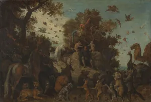 Leopard Prints: The poet crowned by two apes at the feast of the animals