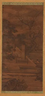 A Poet dreaming in his riverside pavilion, Ming or Qing dynasty, 17th century A Poet dreaming in his riverside pavilion, Ming or Qing dynasty, 17th century