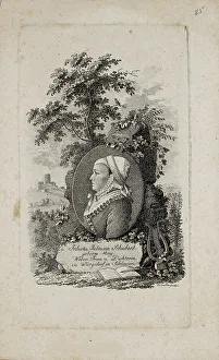 Schubert Prints: Poet Johanne Juliane Schubert (1776-1864), 1810. Creator: Anonymous