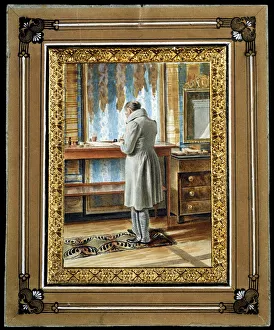 Zhukovsky Prints: The poet Vasily Zhukovsky (1783-1852) in Vernet