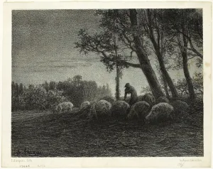 Poetic Twilight, c. 1853. Creator: Charles Emile Jacque