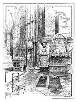 Carl Hentschel Ltd Prints: Poets Corner, Westminster Abbey, 1895