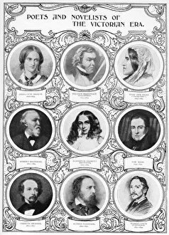 Charlotte Collection: Poets and Novelists of the Victorian Era, late 19th century