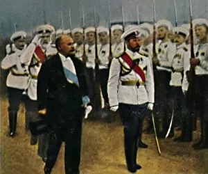 Poincare (geb. 1860) und Zar Nikolaus II. 1868-1918, 1934