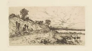1887 Prints: Point Isabel, Florida, 1887. Creator: Mary Nimmo Moran