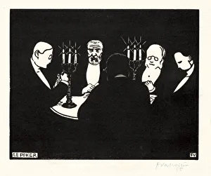 1865 1925 Prints: Poker, 1896. Creator: Felix Vallotton (French, 1865-1925)
