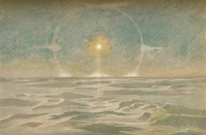 The Polar Night, 24th November 1893, (1897). Artist: Fridtjof Nansen The Polar Night, 24th November 1893, (1897). Artist: Fridtjof Nansen