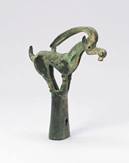 Republic Of China Gallery: Pole Cap with Antelope, 6th / 4th century B.C. Creator: Unknown