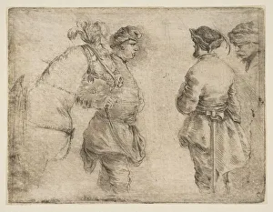 A Pole Leading a Horse by the Bridle and Speaking with Two Other Men, ca. 1662 A Pole Leading a Horse by the Bridle and Speaking with Two Other Men, ca. 1662