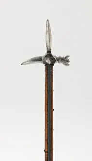 Steel Alloy Prints: Poleax, Western Europe, c. 1470-c. 1520. Creator: Unknown