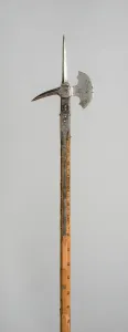 Walking Staff Gallery: Poleaxe, Switzerland, 1500. Creator: Unknown
