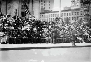 Nypl Prints: Police Parade, 1912. Creator: Bain News Service