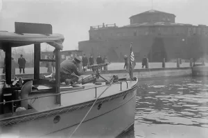 Police Patrol, between c1915 and c1920. Creator: Bain News Service