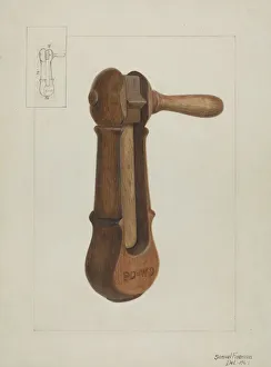 Samuel Fineman Prints: Police Rattle, c. 1936. Creator: Samuel Fineman