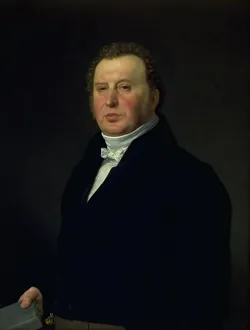 Eckersberg Cw Prints: Police Surgeon Johan Frederik Rost