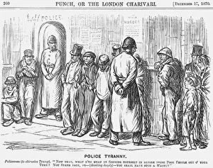 Charles Samuel Collection: Police Tyranny, 1870